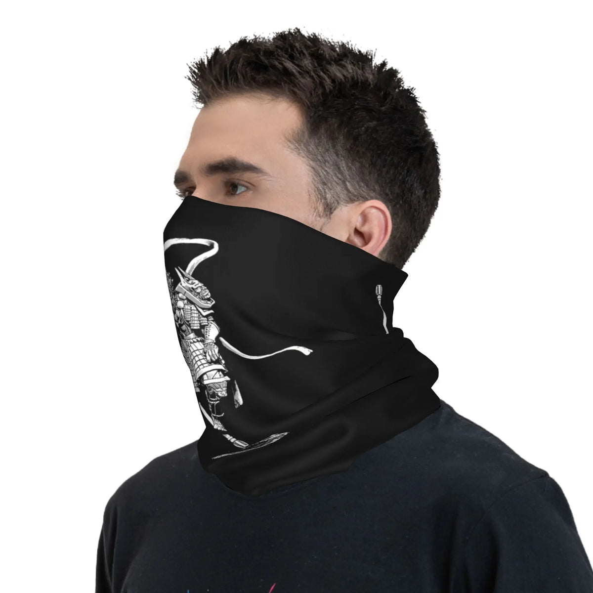 Black Myth Wukong Sun Wukong White Neck Gaiter Monkey King Face Covering