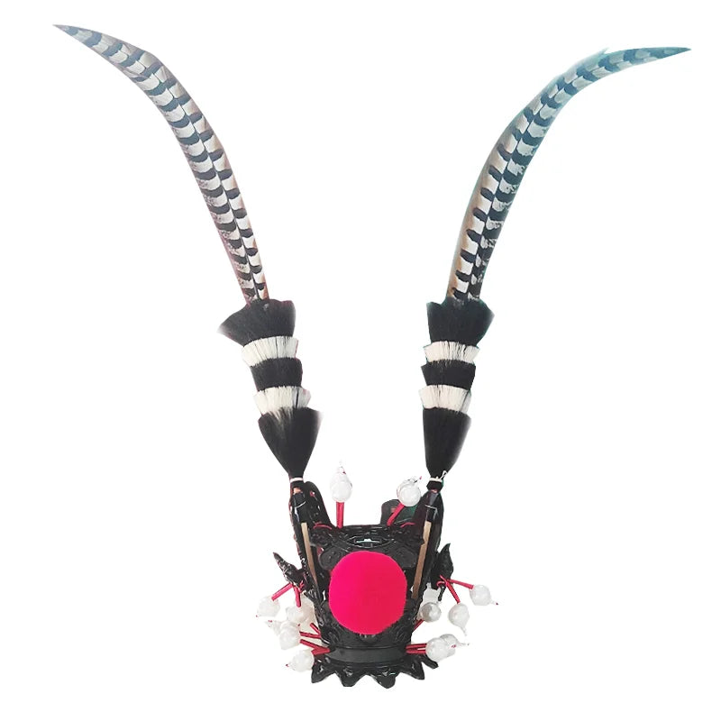 Black Myth Wukong Sun Wukong Golden Feng-Tail Crown Cosplay Headpiece