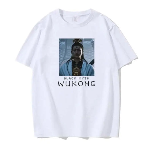 Black Myth: Wukong Erlang White T-Shirt – Limited Edition