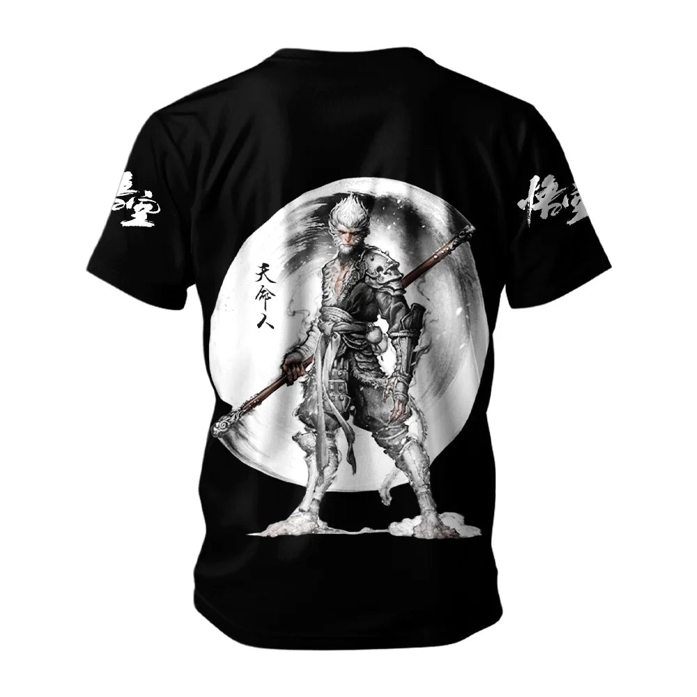 Black Myth: Wukong Warrior Glow T-Shirt - Adult & Kids