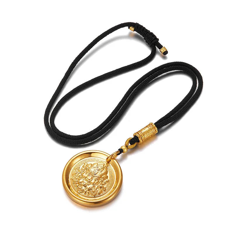Black Myth Zhong Kui Lucky Pendant Necklace