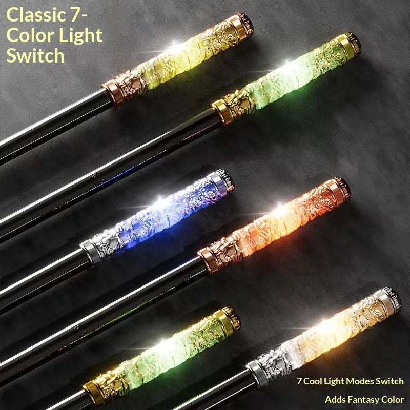 Black Myth Wukong Ruyi Jingu Bang Dark Gold Electronic Retractable Staff Replica
