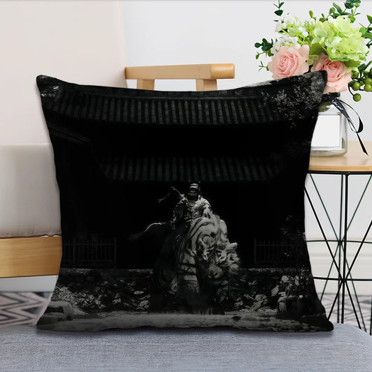 Black Myth Zhong Kui Cushion – Temple Guardian
