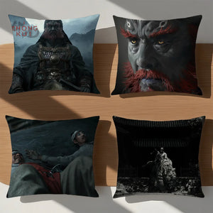 Black Myth Zhong Kui Cushion – Fierce Demon Slayer Face