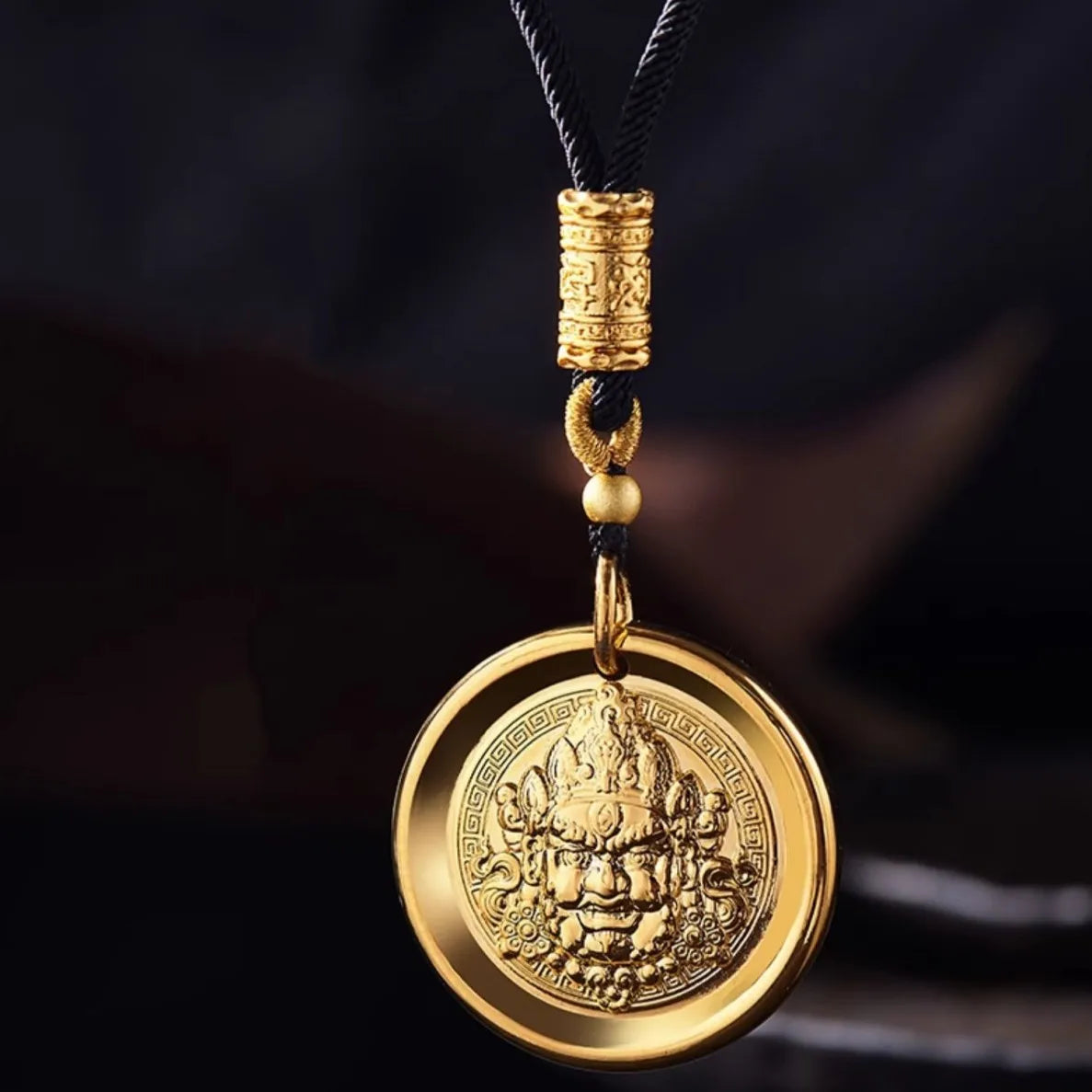 Black Myth Zhong Kui Lucky Pendant Necklace