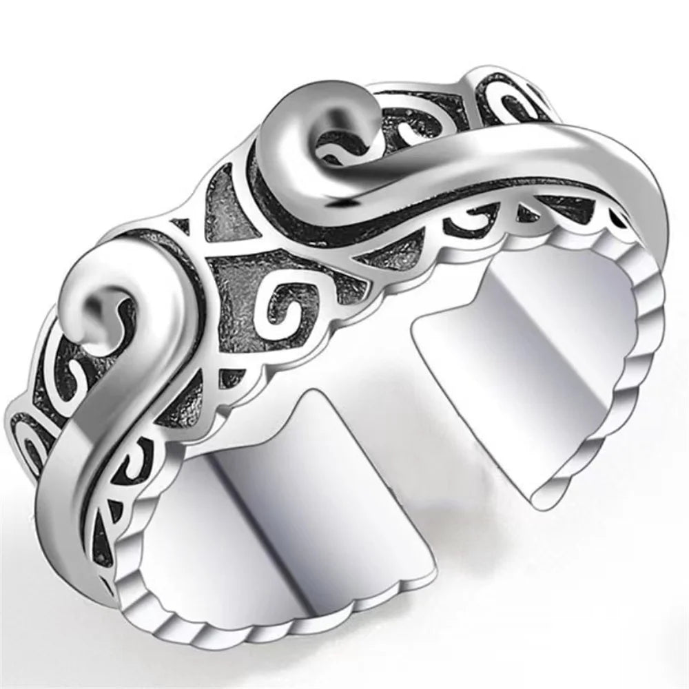 Black Myth Wukong Silver Crown Ring