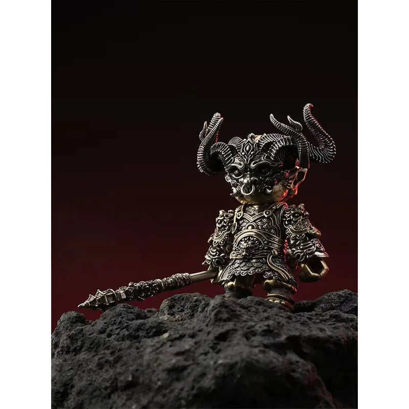 Black Myth: Wukong Bull King Horned Demon Bronze Figurine