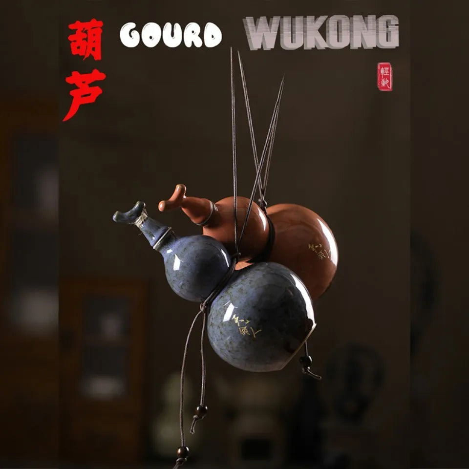 Black Myth Wukong Red Gourd Ceramic Water Bottle 700ml