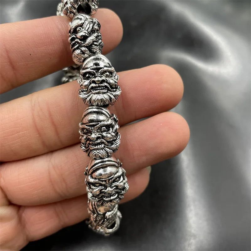 Black Myth: Zhong Kui Silver Bracelet