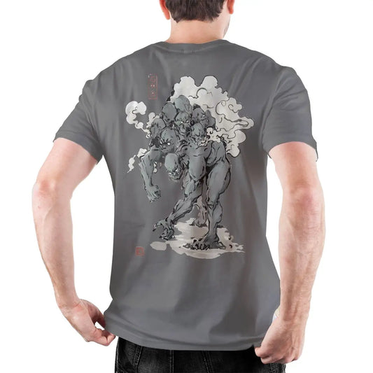 Black Myth Wukong Shigandang T-Shirt Dark Grey