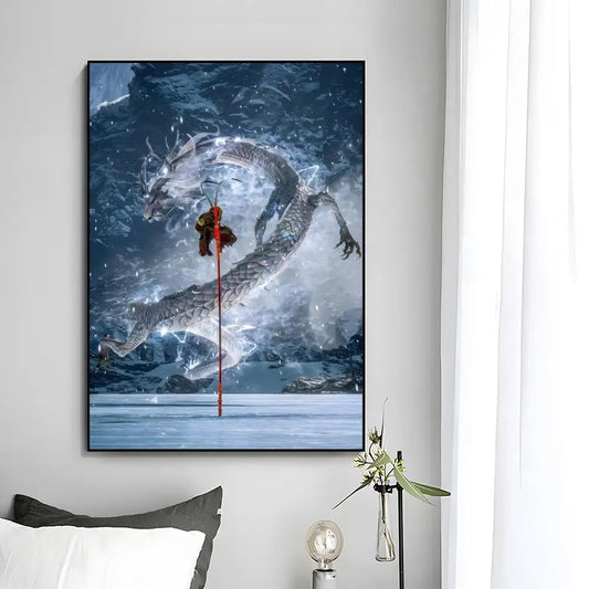 Black Myth: Wukong White Dragon Battle poster