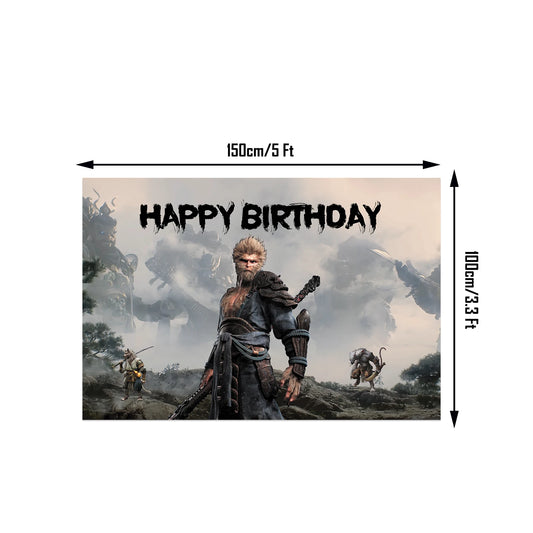 Black Myth: Wukong Birthday Backdrop