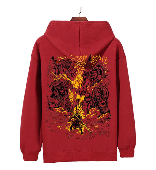 Black Myth: Wukong – The Battle of Legends Red Hoodie