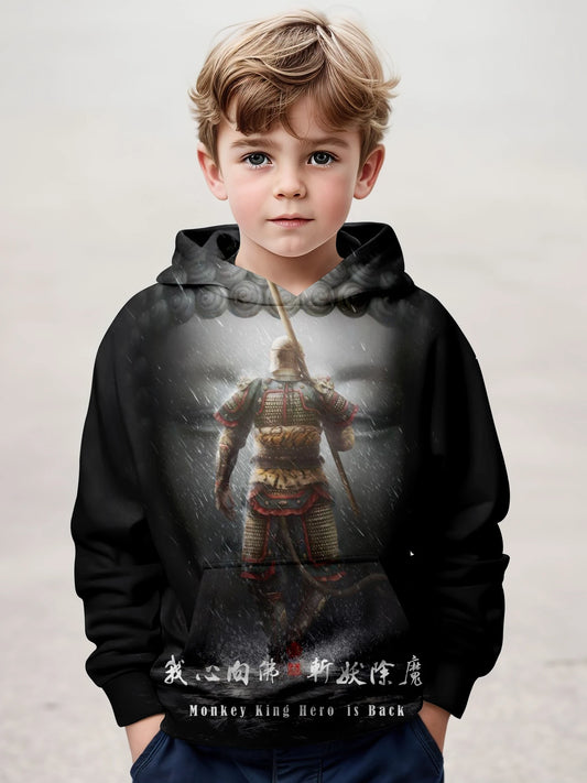 Kids' Monkey King Armor Hoodie - Hero Is Back