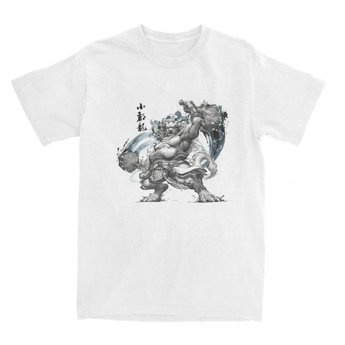 Black Myth Wukong Black Loong T-Shirt White
