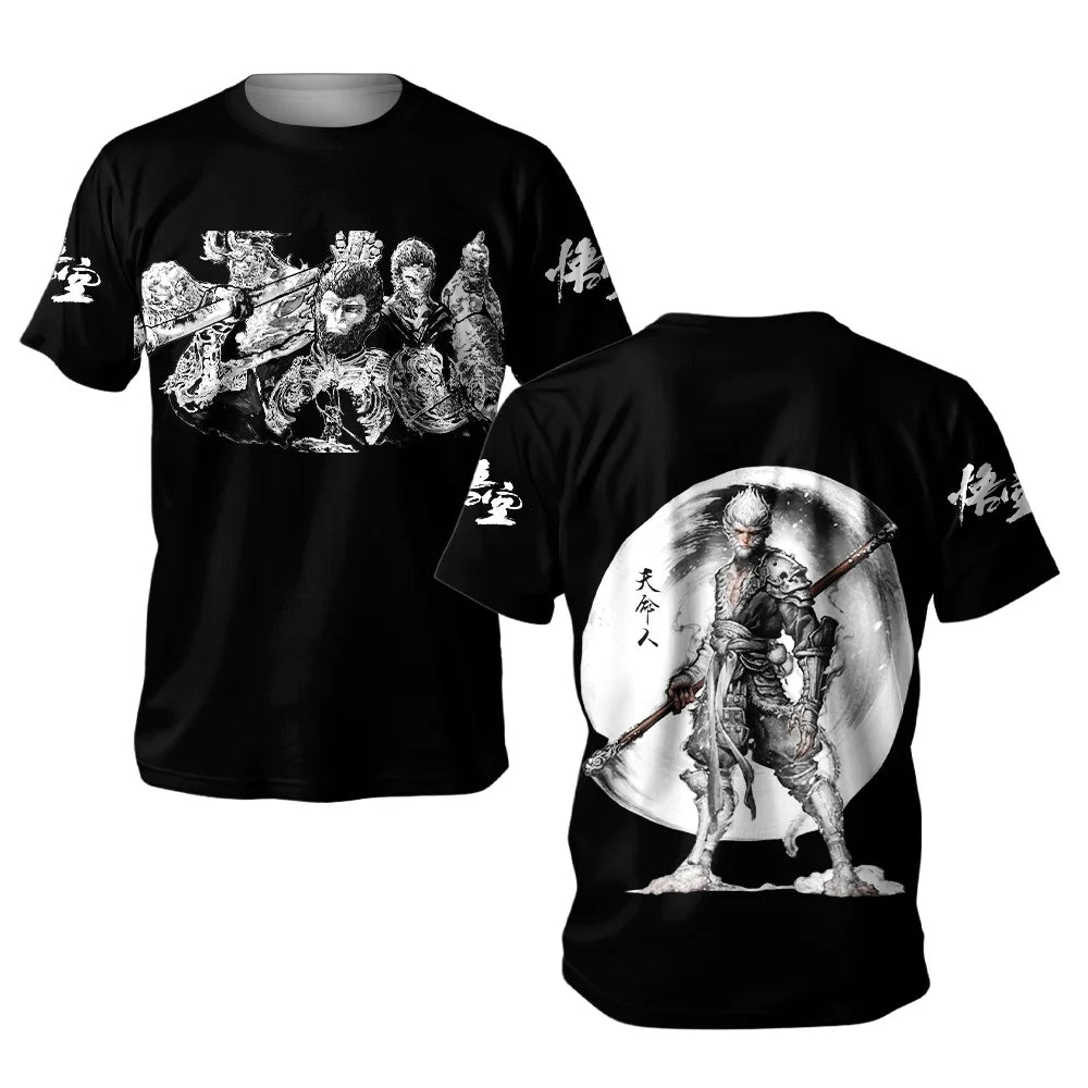 Black Myth: Wukong Warrior Glow T-Shirt - Adult & Kids