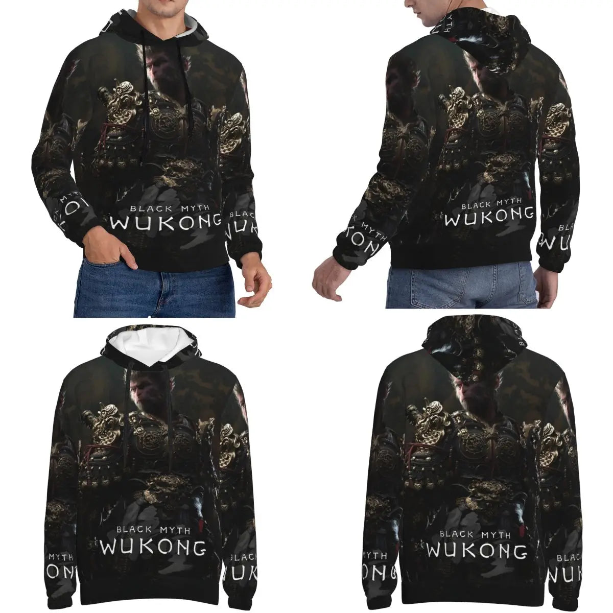 Unleash the power of Sun Wukong : Epic Black Myth Hoodie 