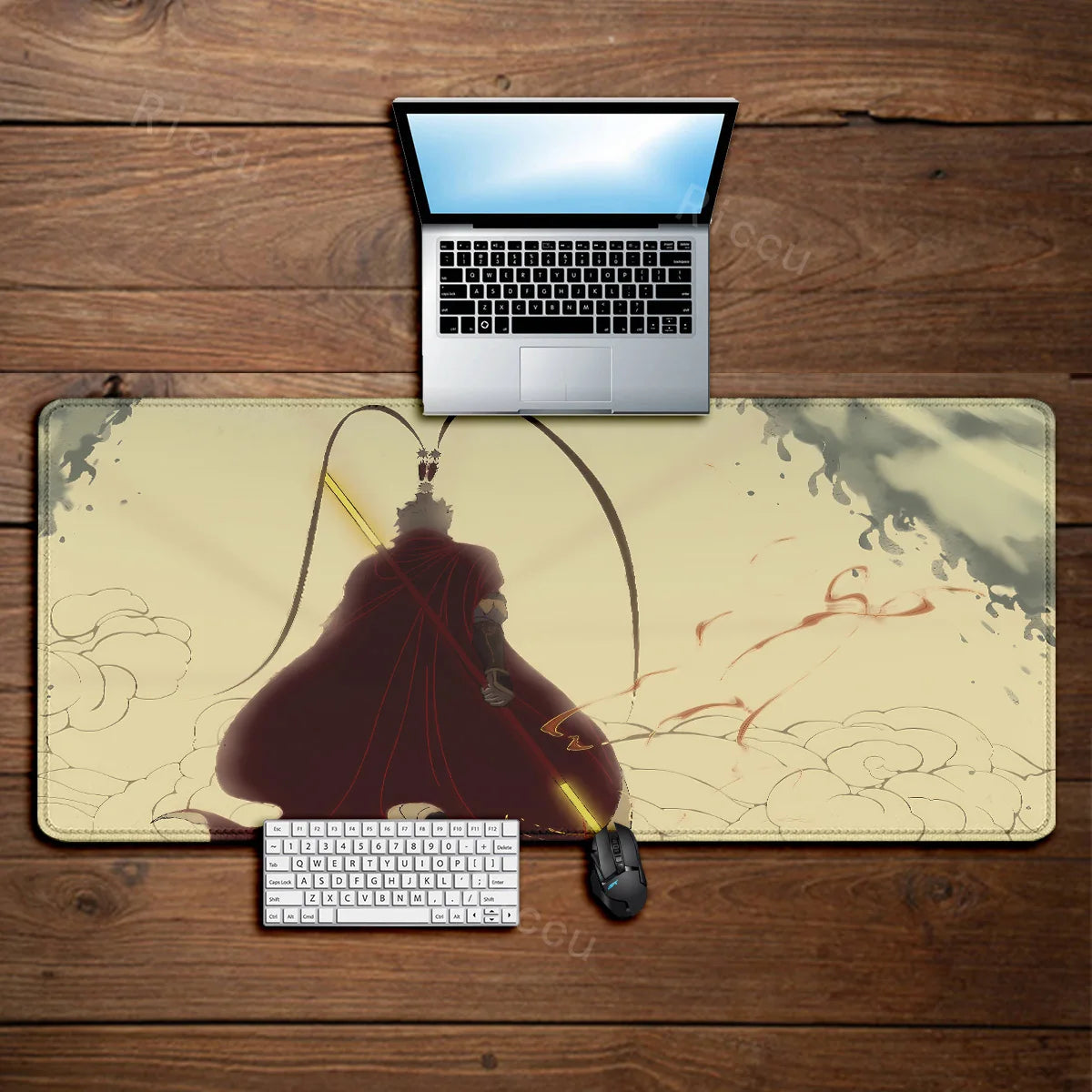 Black Myth Wukong Sun Wukong Monkey King Red Cloak XXL Gaming Mouse Pad