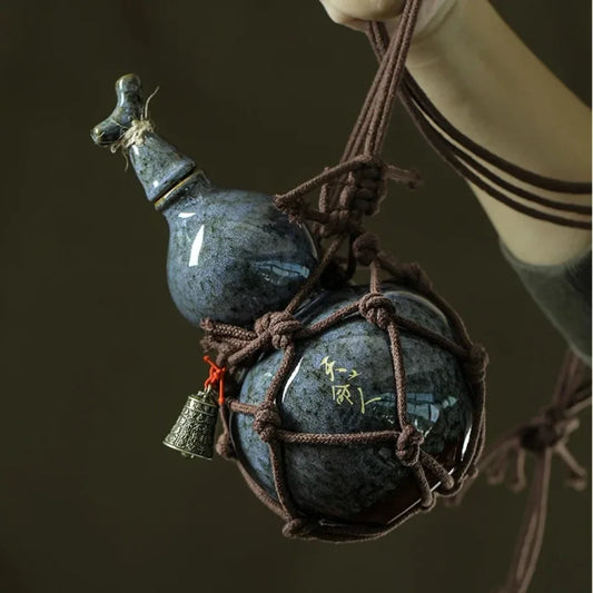 Black Myth Wukong Blue Gourd Ceramic Water Bottle 700ml