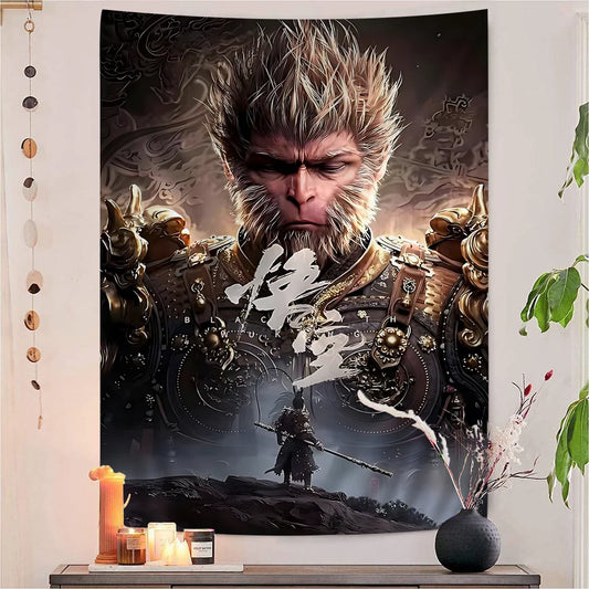 Black Myth: Wukong Golden Armor Monkey King Tapestry