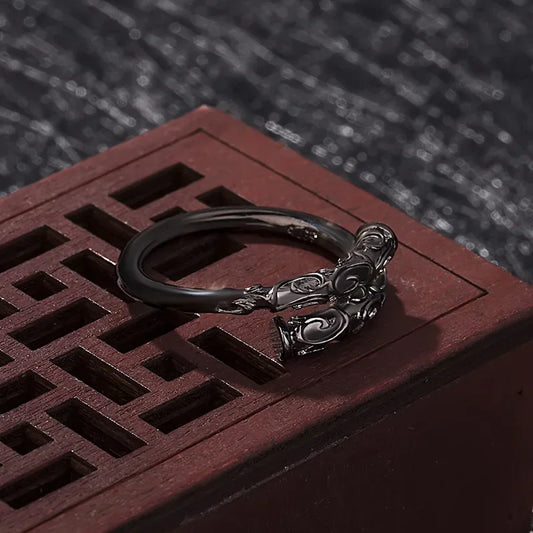 Black Myth Wukong Weapons Sun Wukong Adjustable Black Ring