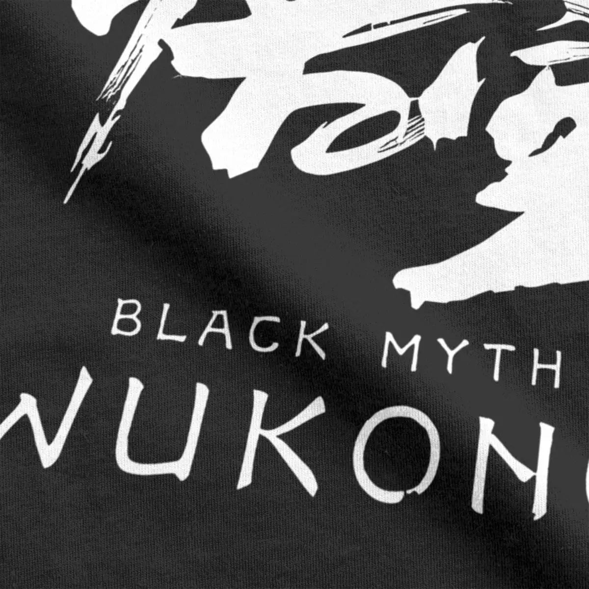 Black Myth Wukong Shigandang T-Shirt Black