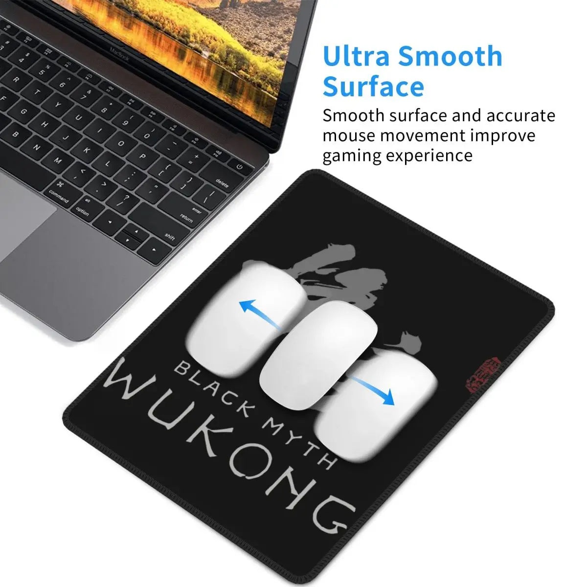 Black Myth : Wukong Logo Mouse Pad