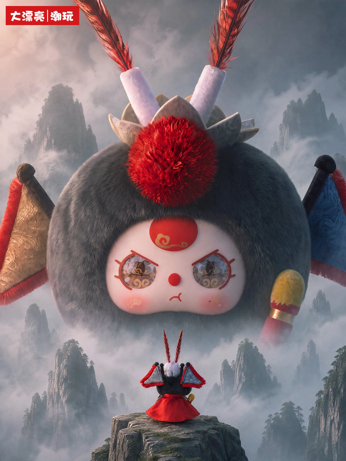 Black Myth Wukong BABY THREE Sun Wukong 400% Plush Figure
