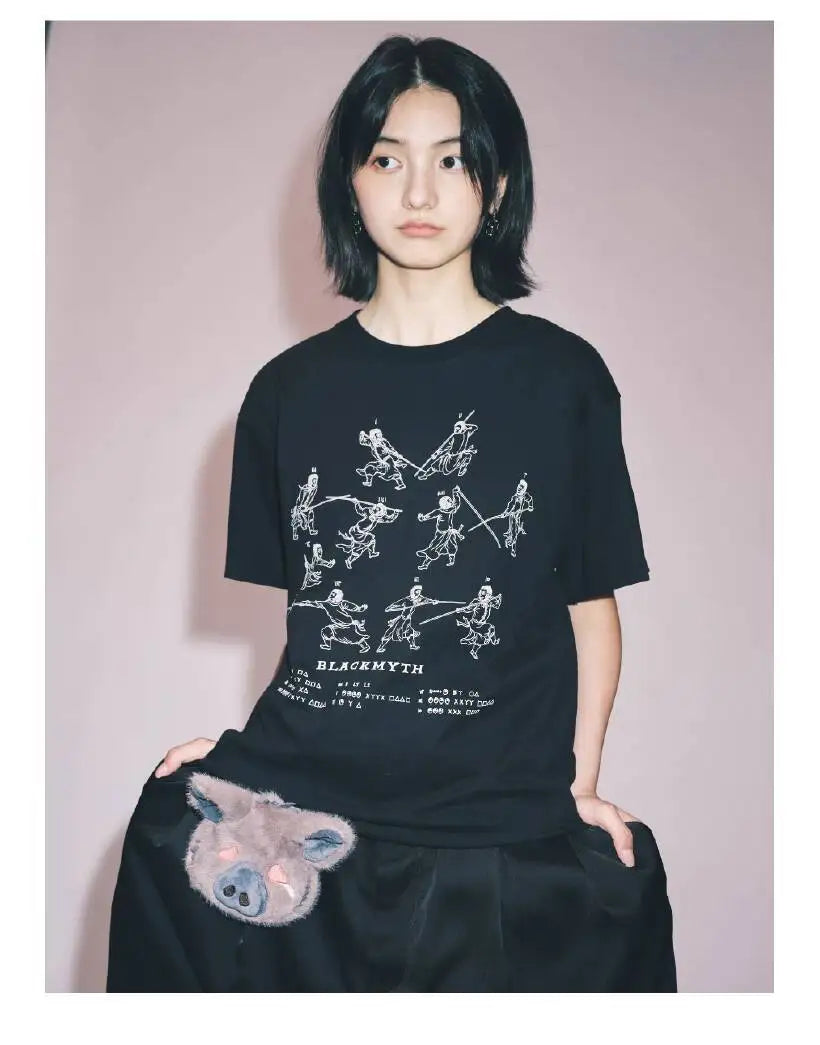 Black Myth Zhu Bajie Plush Hanging Bag – Pig Eight Jie Wukong Style Pendant