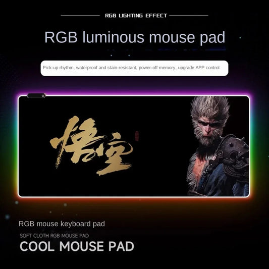 La résolution de Wukong - Black Myth : Tapis de souris Wukong RGB