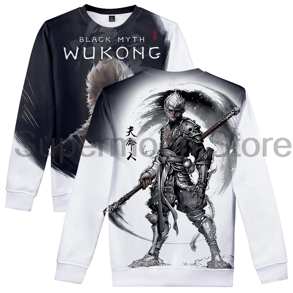 Black Myth: Wukong - Monochrome Warrior Sweatshirt