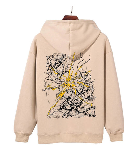 Black Myth: Wukong – The Battle of Legends Beige Hoodie