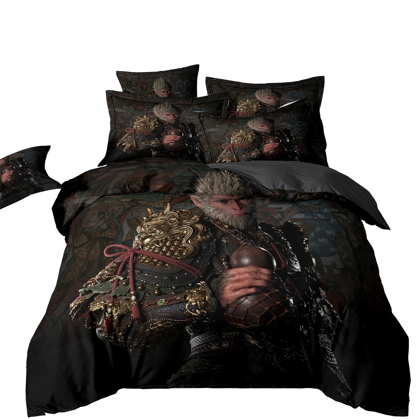 Black Myth Wukong Bedding Set – Great Sage Golden Armor