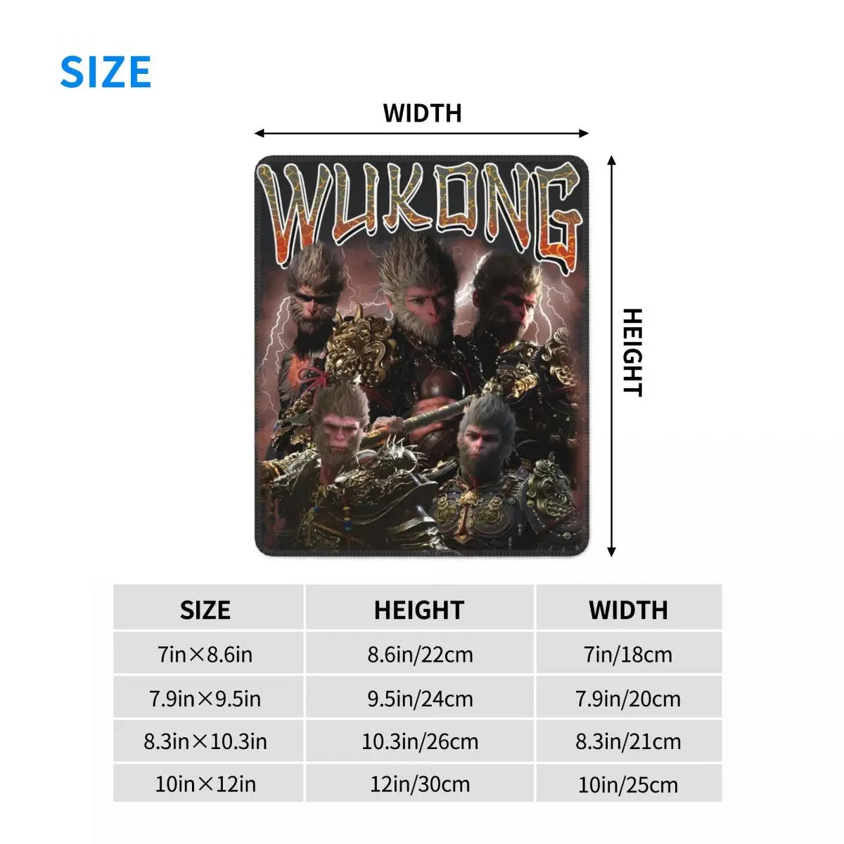 Unleash the Power of Wukong : Black Myth Mouse Pad