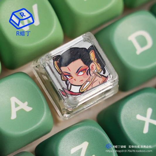 Black Myth Wukong Nezha Transparent Character Keycap