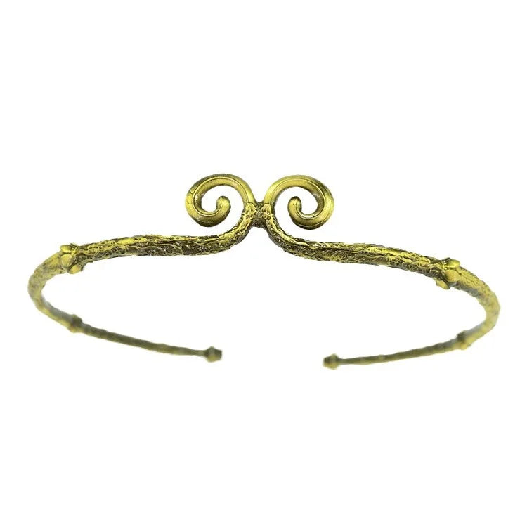 Black Myth Wukong Sun Wukong Antique Gold Constricting Headband Cosplay Prop
