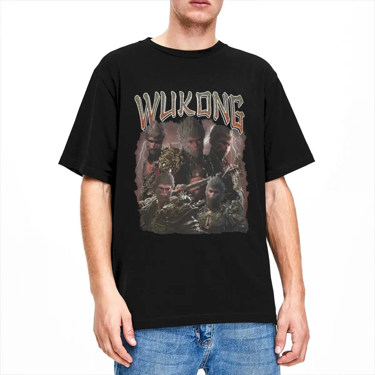 Unleash the Power of the Black Myth : Wukong - Blue T-Shirt