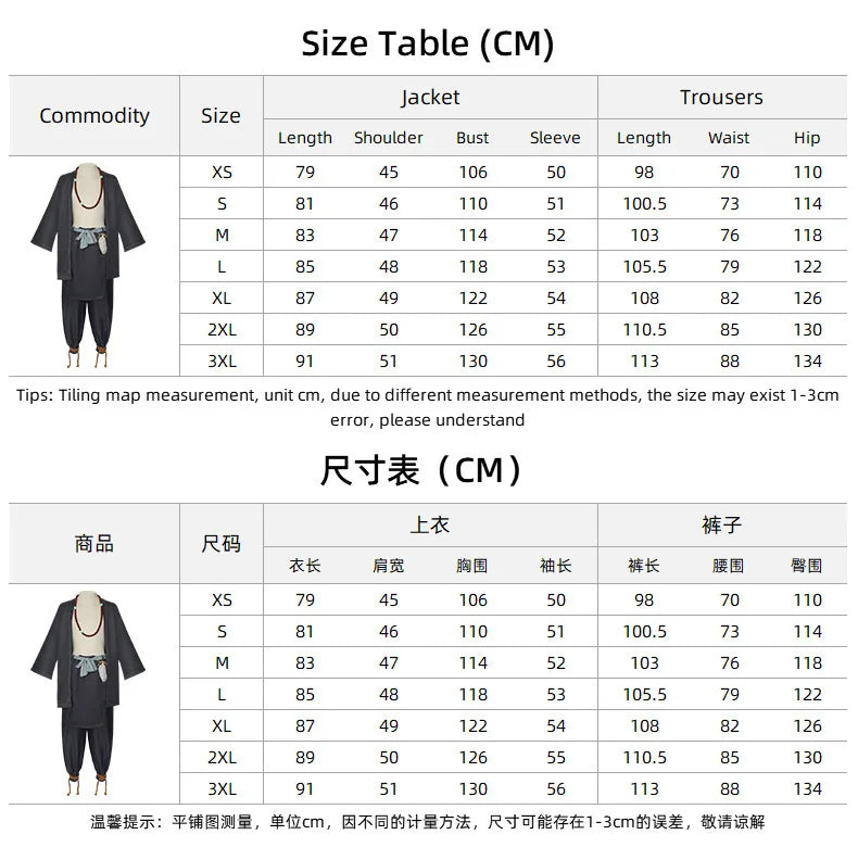 Black Myth Wukong Maitreya Buddha Cosplay Costume Set