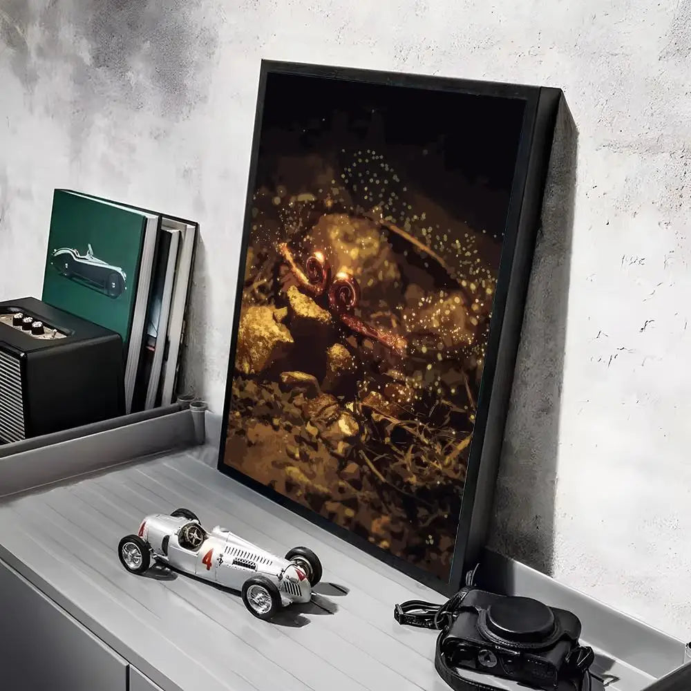 Black Myth Wukong Golden Ember Scene Poster