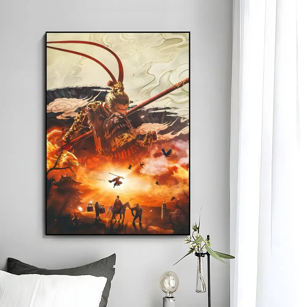 Black Myth: Wukong Giant Sun Wukong Sunset poster