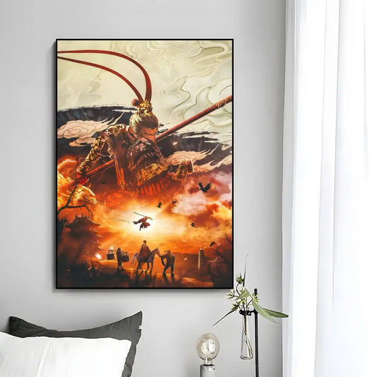 Black Myth: Wukong Giant Sun Wukong Sunset poster