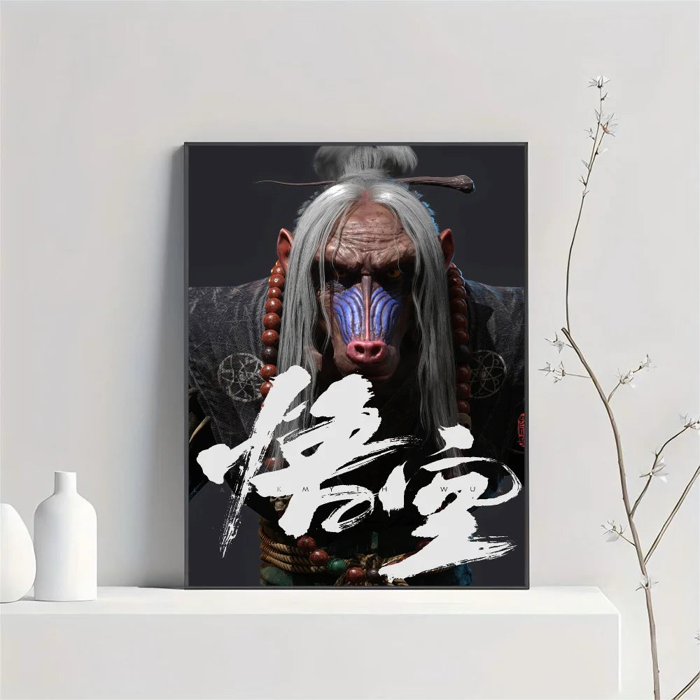 Black Myth: Wukong - Mandrill Chief Villain Art Poster