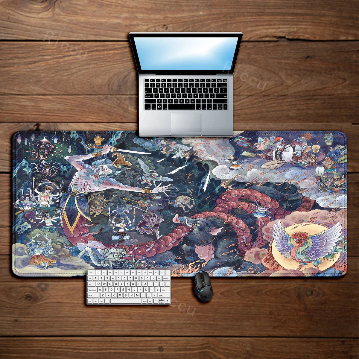 Black Myth Wukong Chinese Mythology Demon Battle XXL Gaming Mouse Pad