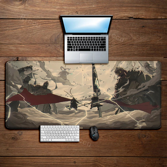 Black Myth Wukong Celestial Warriors Battle XXL Gaming Mouse Pad Desk Mat