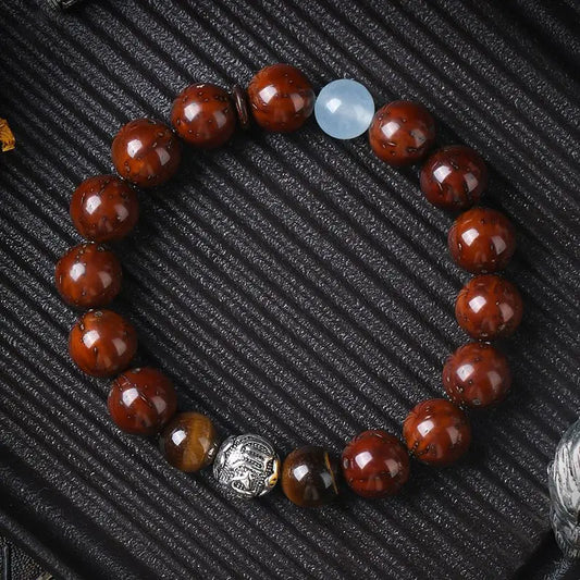 Black Myth: Wukong Black Rat Stone Bead Bracelet