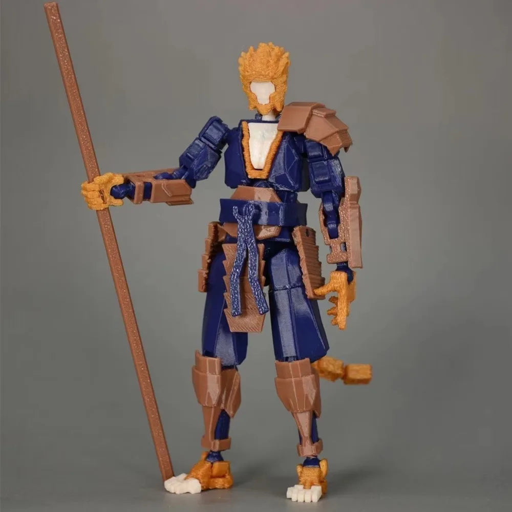 Sun Wukong Action Figure blue - Black Myth : Wukong Blue Warrior Edition