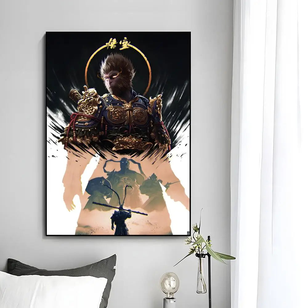 Black Myth: Wukong Golden Armor Monkey King poster