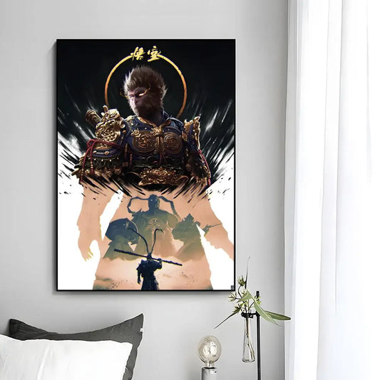 Black Myth: Wukong Golden Armor Monkey King poster