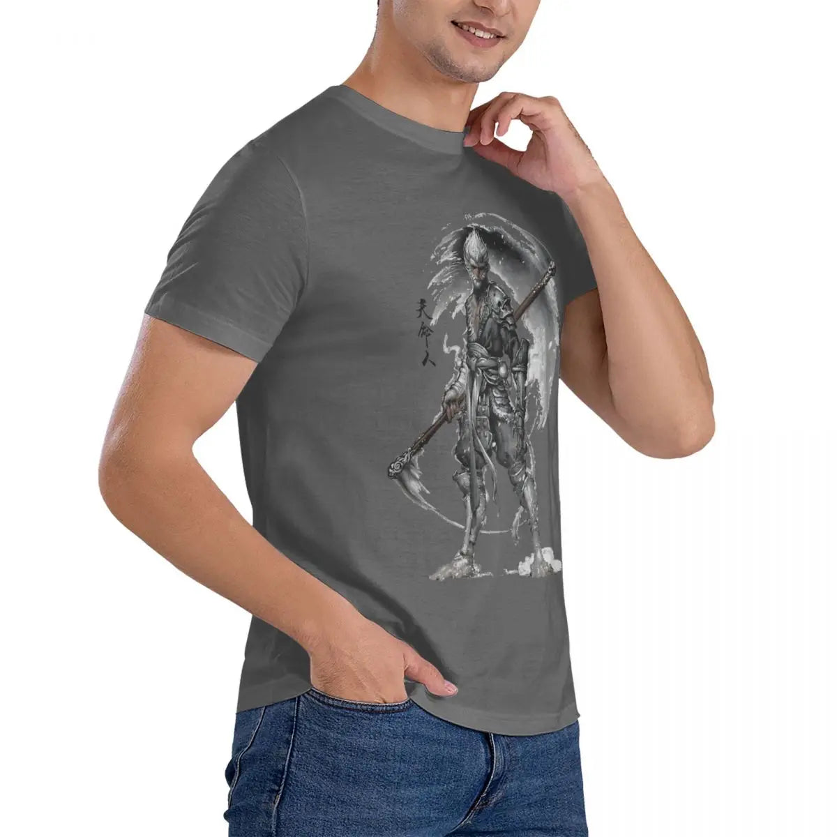 Black Myth : Wukong Men's Red T-Shirt - Embrace the Power