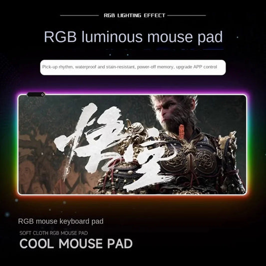 Wukong's Valor - Black Myth: Wukong RGB Mouse Pad